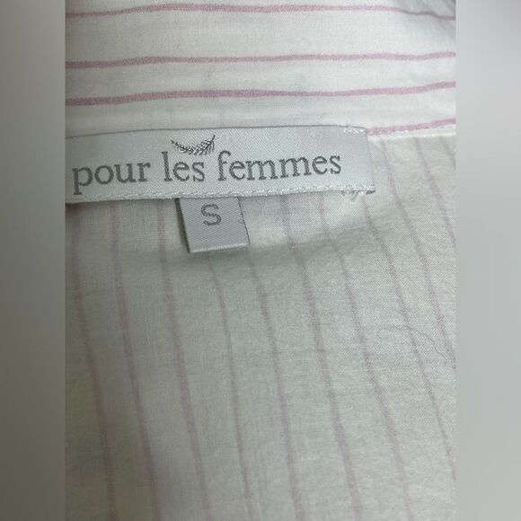 Pour Les Femmes Cotton Pinstripe Mini Robe S - Picture 6 of 6